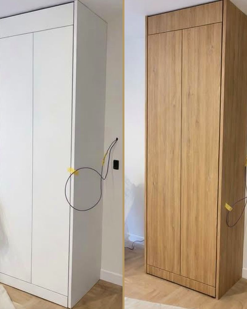 Wardrobe transformation: before and after, completed by ADD Construction